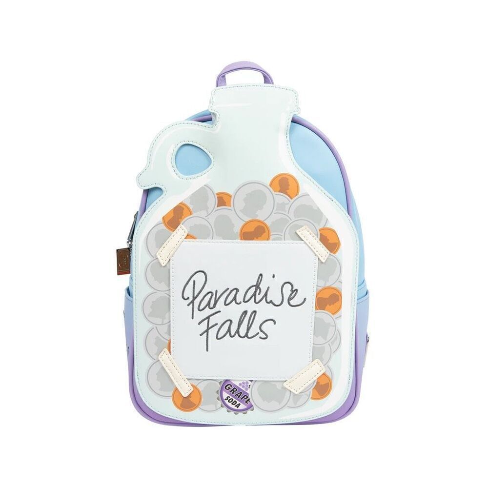 Loungefly Paradise Falls Coin Jar UP Paradise Falls Mini Backpack NWT